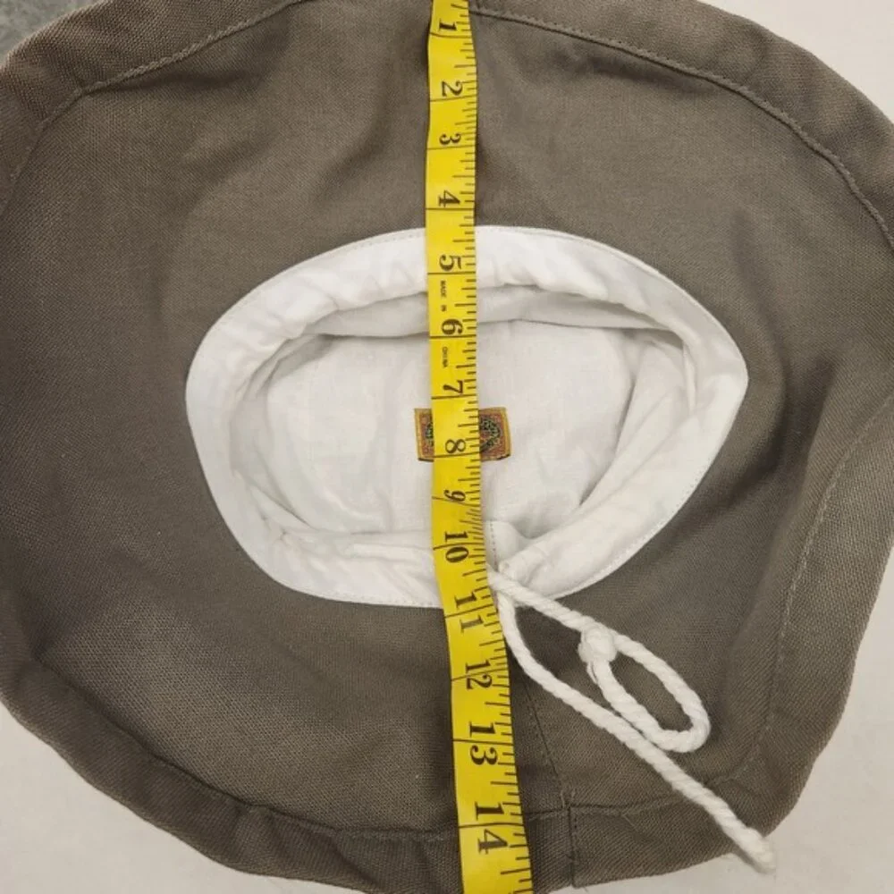 Scala Collezione Wide Brim Sun Hat‎ Cotton Blend Beige Outdoor Gardening